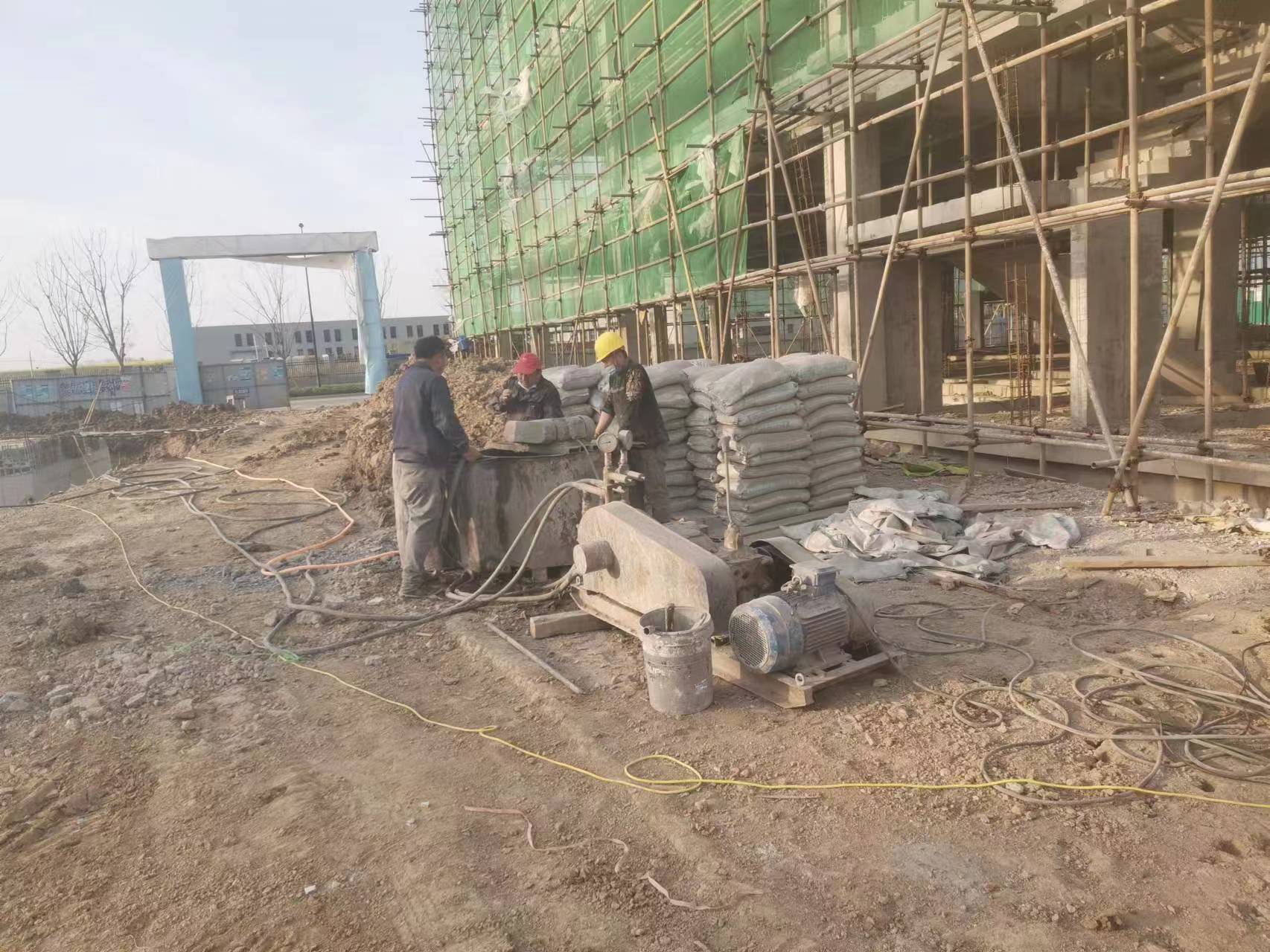 铁山别墅下沉注浆